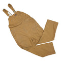 DICKIES Mens Brown Cotton Blend Dungarees Loose Fit Workwear L W44 L28 Heavy