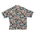 HALF MOON BAY Mens Hawaiian Shirt Black Crazy Pattern 2XL
