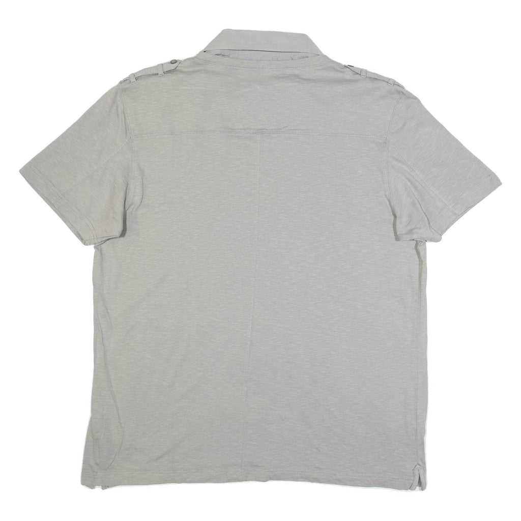 TED BAKER Mens Polo Shirt Grey L