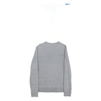 KENZO Mens Grey Tiger EMBROIDERY Crew Neck S Sweatshirt Cotton Blend Pullover