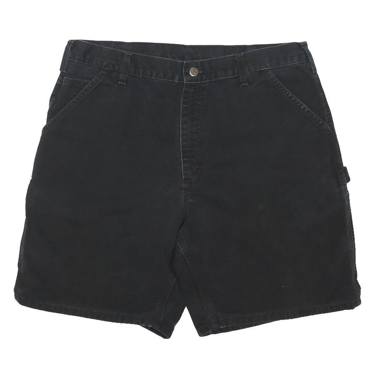CARHARTT Mens Black Casual Cotton Blend Workwear Shorts L W36