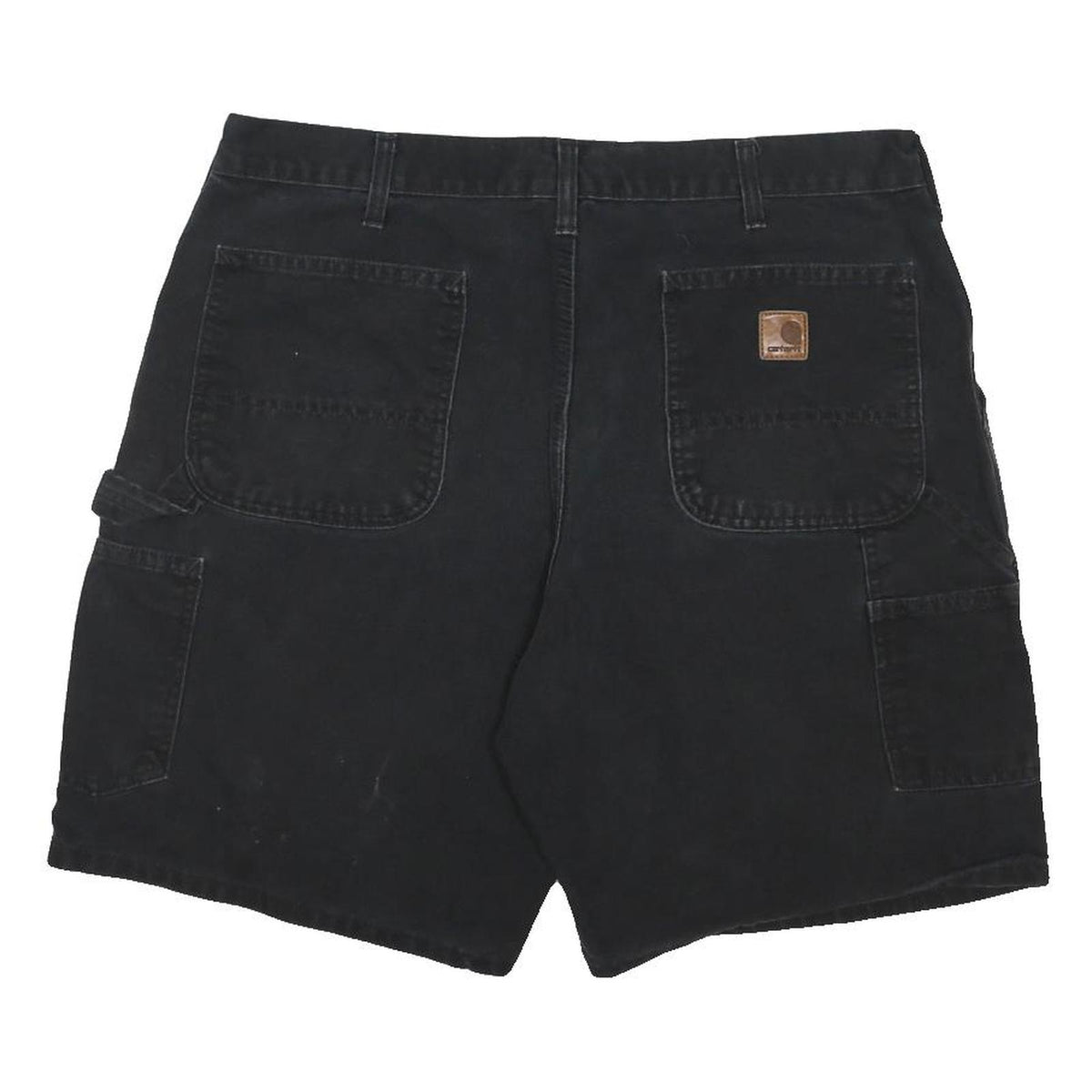 CARHARTT Mens Black Casual Cotton Blend Workwear Shorts L W36