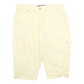 GLORIA VANDERBILT Womens Shorts Cream Cargo M W32 Summer Casual Relaxed Fit