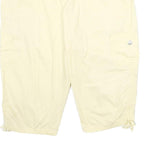 GLORIA VANDERBILT Womens Shorts Cream Cargo M W32 Summer Casual Relaxed Fit
