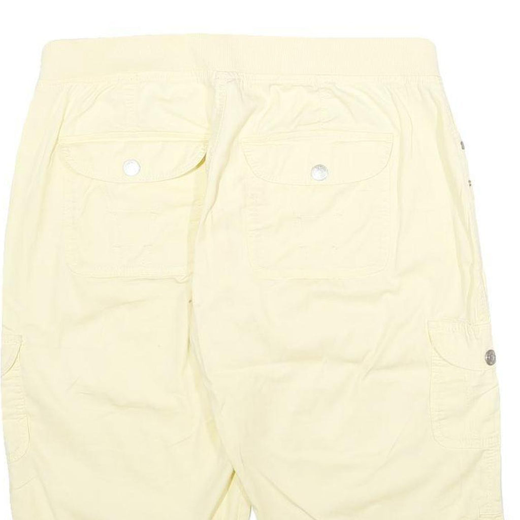 GLORIA VANDERBILT Womens Shorts Cream Cargo M W32 Summer Casual Relaxed Fit