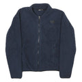 THE NORTH FACE Womens Navy Blue Fleece Jacket S Polyester Zip Casual Outdoor