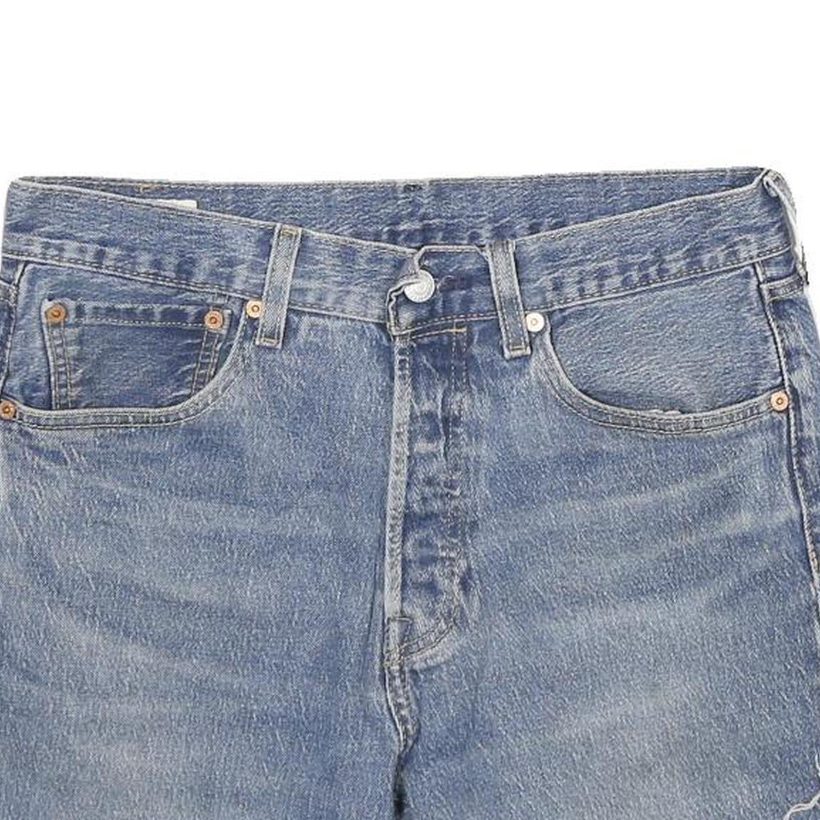 LEVI'S Womens Denim Blue Cut-Off Shorts M W31 Classic Fit Casual Casualwear