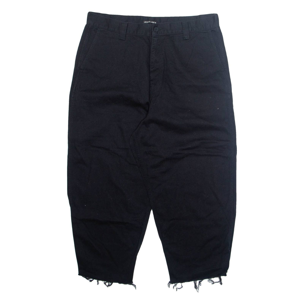 LEVI'S Chino Mens Trousers Black Relaxed Tapered W36 L24