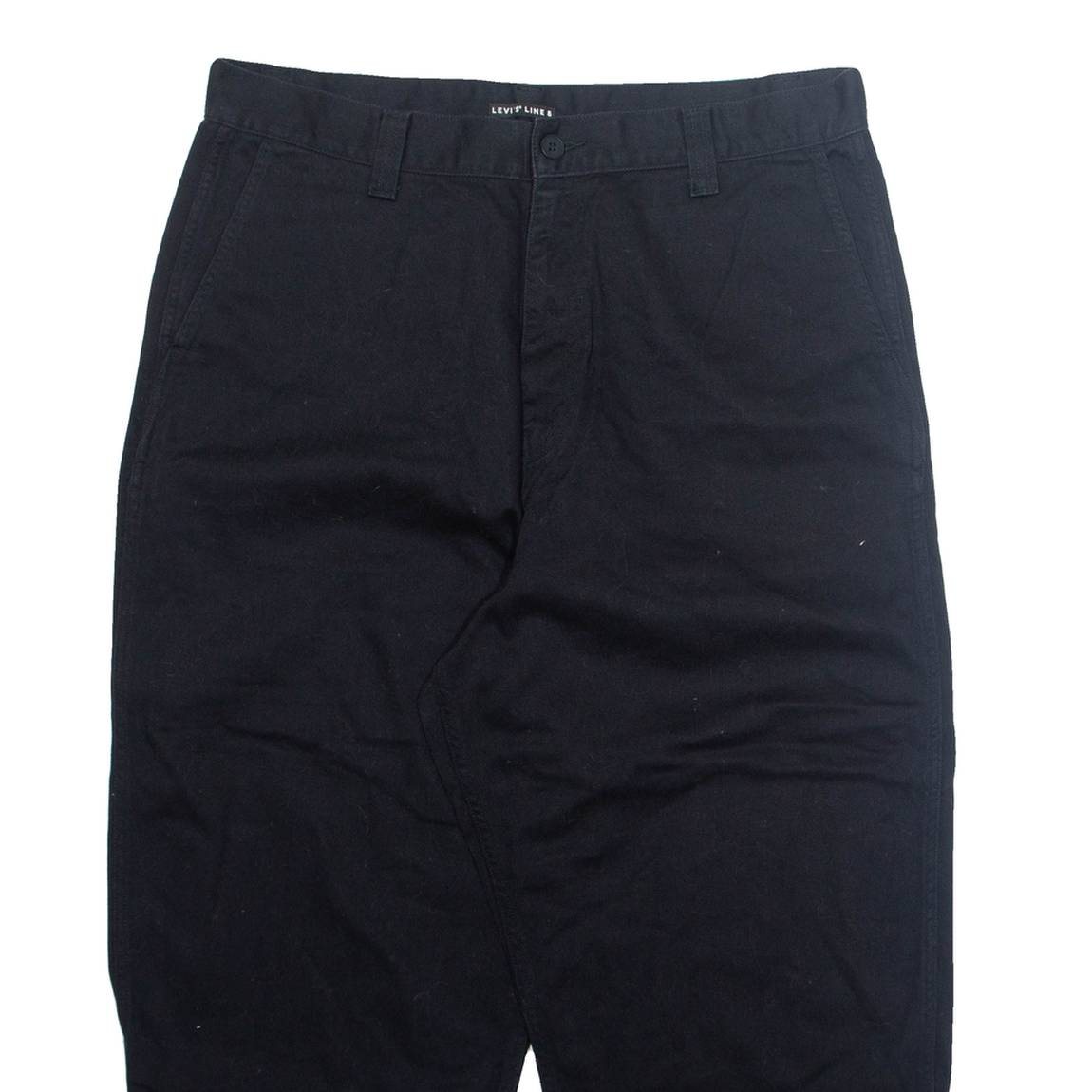 LEVI'S Chino Mens Trousers Black Relaxed Tapered W36 L24