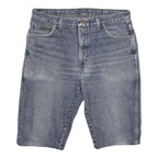 WRANGLER Mens Denim Blue Casual Shorts XL W34 Classic Cotton Blend Comfortable