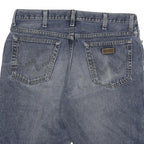 WRANGLER Mens Denim Blue Casual Shorts XL W34 Classic Cotton Blend Comfortable