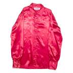 HARRY KIRG Womens Shirt Red Collared Long Sleeve L