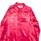 HARRY KIRG Womens Shirt Red Collared Long Sleeve L