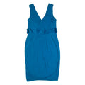 COAST Womens Bodycon Dress Blue Sleeveless Knee Length UK 12