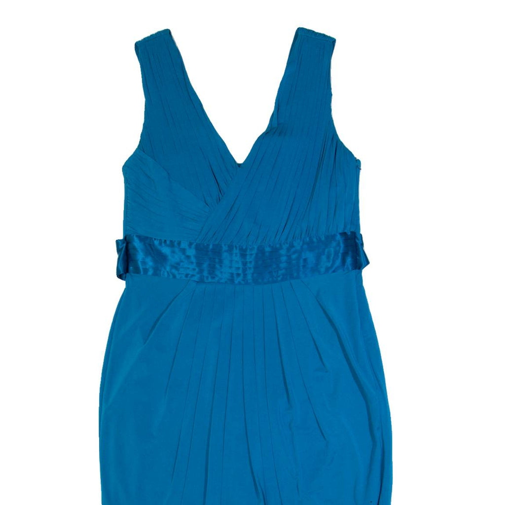 COAST Womens Bodycon Dress Blue Sleeveless Knee Length UK 12