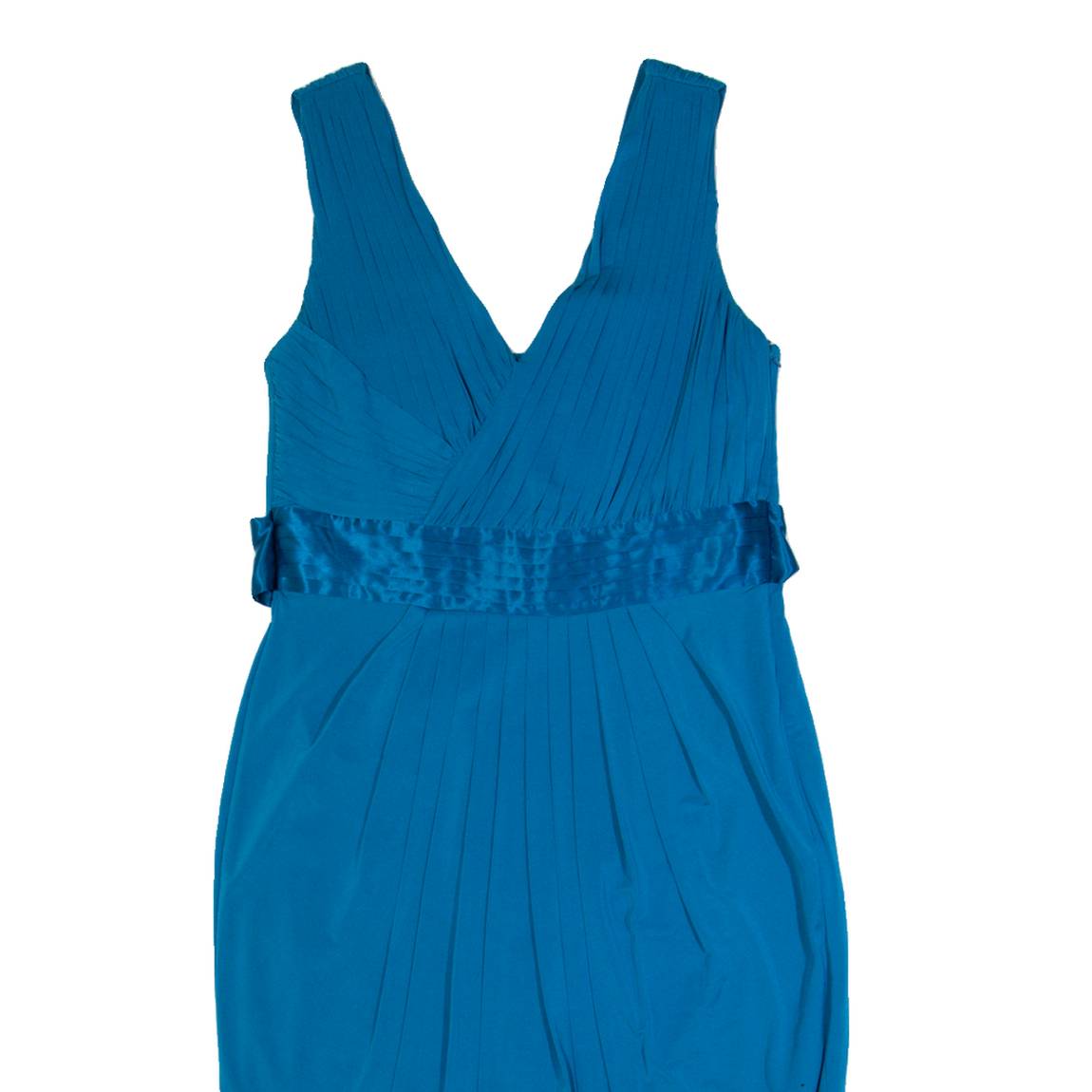 COAST Womens Bodycon Dress Blue Sleeveless Knee Length UK 12