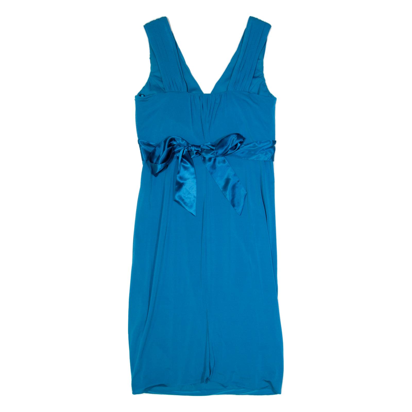 COAST Womens Bodycon Dress Blue Sleeveless Knee Length UK 12