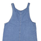 DENIM AND CO Womens Blue Denim Dungarees Regular Fit Cotton Blend L W42 L4