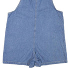 DENIM AND CO Womens Blue Denim Dungarees Regular Fit Cotton Blend L W42 L4