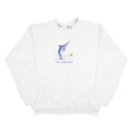 HANES Mens Grey Florida Graphic Crew Neck M Sweatshirt Fishing Design