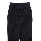 Mens Trousers Black Relaxed Tapered W30 L28