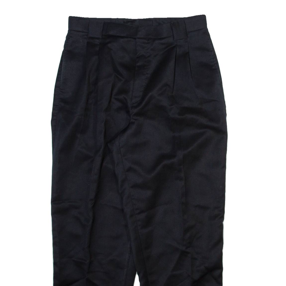 Mens Trousers Black Relaxed Tapered W30 L28