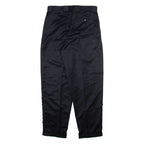 Mens Trousers Black Relaxed Tapered W30 L28