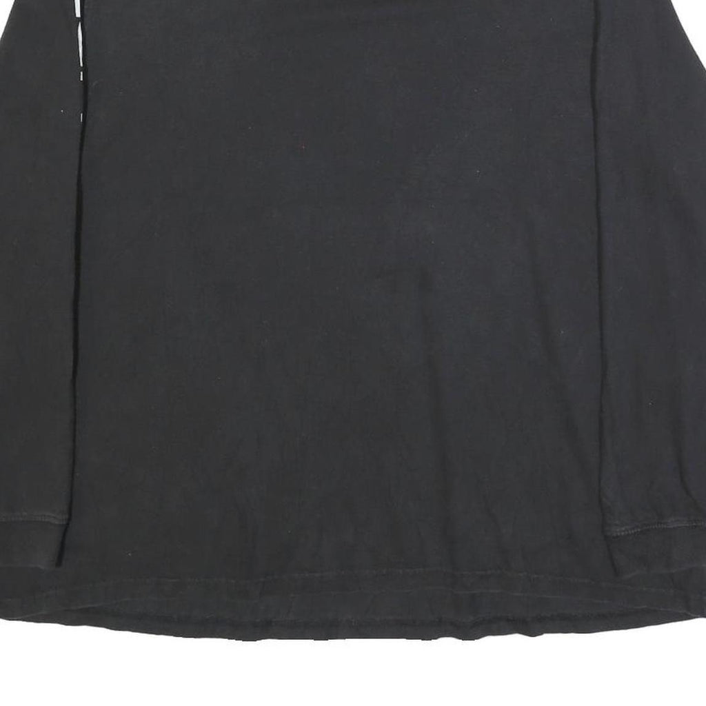 CARHARTT Womens Black Long Sleeve Crew Neck T-Shirt XL Printed Logo Sleeve