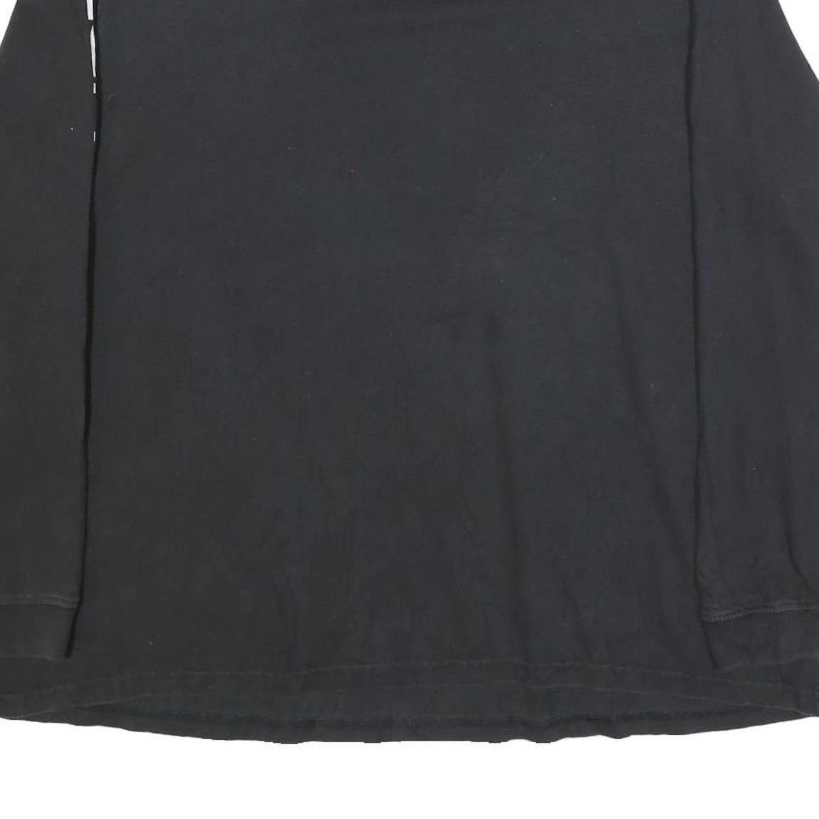 CARHARTT Womens Black Long Sleeve Crew Neck T-Shirt XL Printed Logo Sleeve