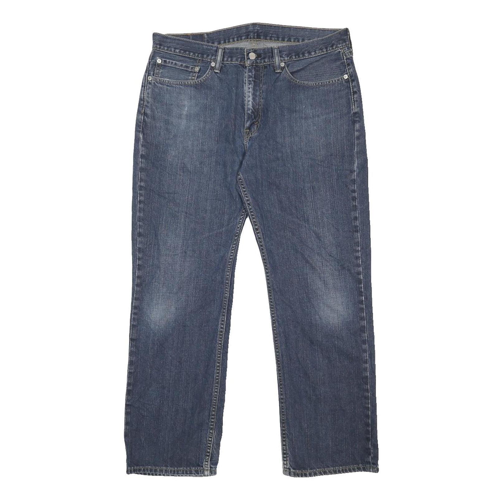 LEVI'S 514 Mens Jeans Blue Slim Straight Denim Medium W36 L30 Classic Fit