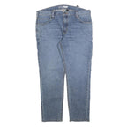 CARHARTT Mens Relaxed Light Blue Denim Jeans W38 L30 Zip Closure Pockets