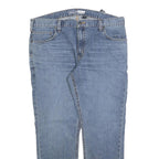 CARHARTT Mens Relaxed Light Blue Denim Jeans W38 L30 Zip Closure Pockets