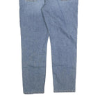 CARHARTT Mens Relaxed Light Blue Denim Jeans W38 L30 Zip Closure Pockets