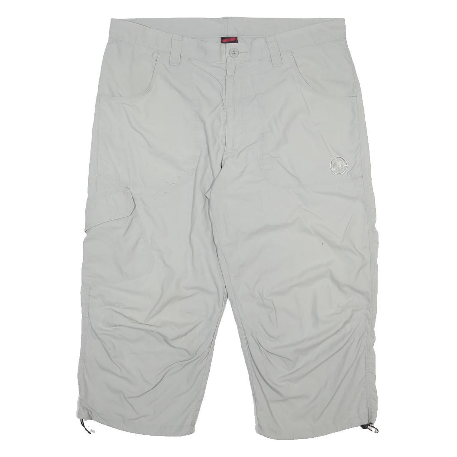 MAMMUT Mens Shorts White Casual Cargo L W36 Outdoor Lightweight