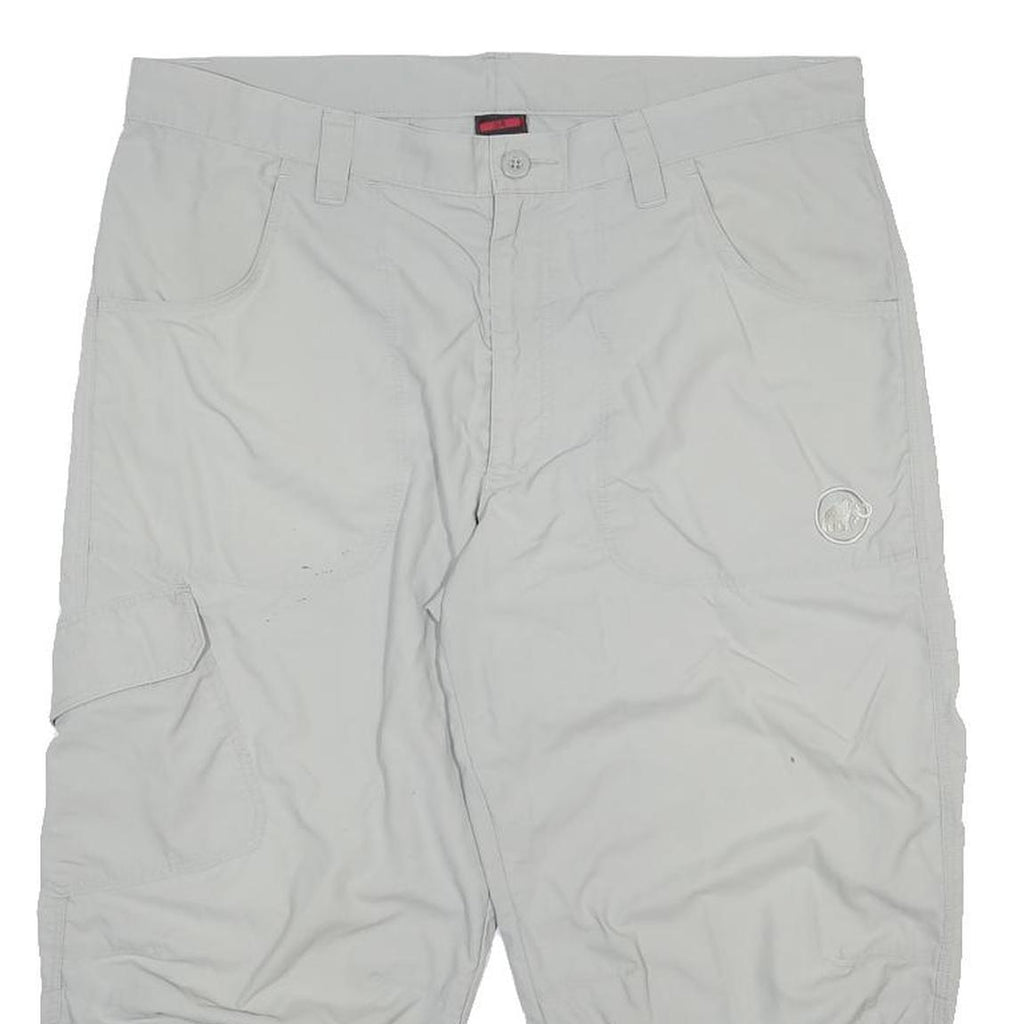 MAMMUT Mens Shorts White Casual Cargo L W36 Outdoor Lightweight
