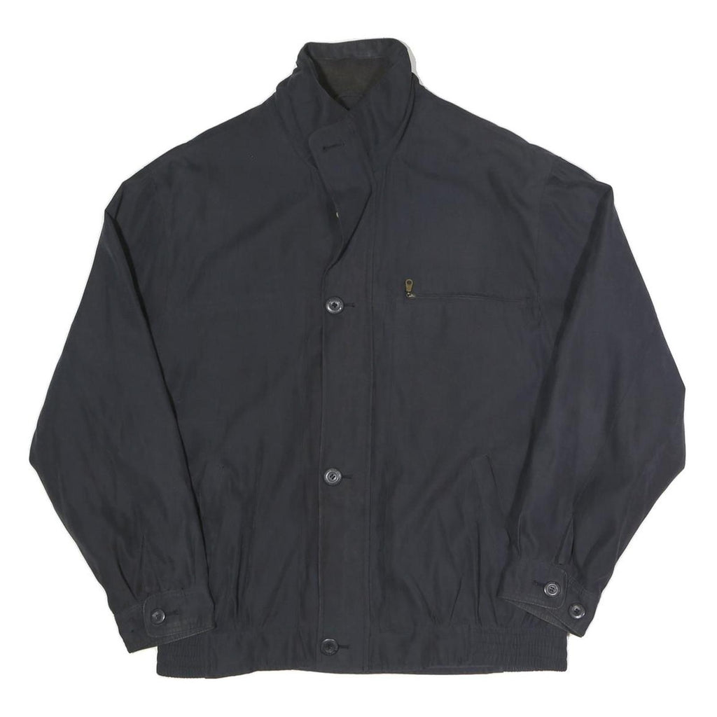 WESTMINSTER SPORTS Mens Black Jacket L Polyester Blend Plain Zip Casual