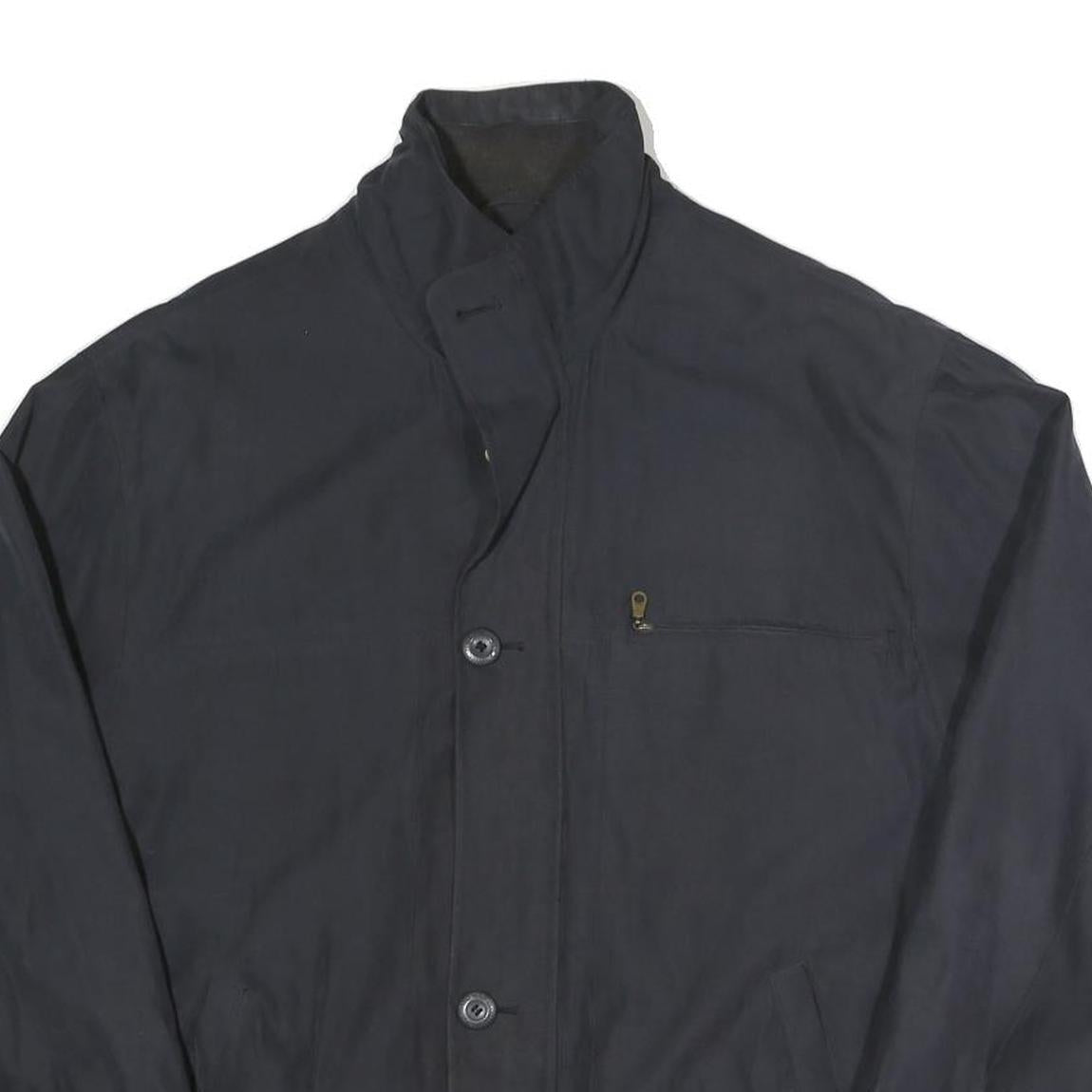 WESTMINSTER SPORTS Mens Black Jacket L Polyester Blend Plain Zip Casual