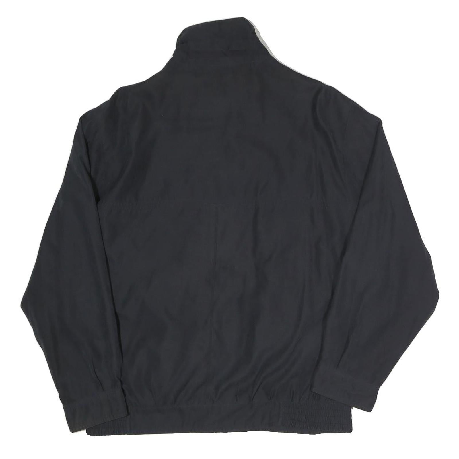 WESTMINSTER SPORTS Mens Black Jacket L Polyester Blend Plain Zip Casual