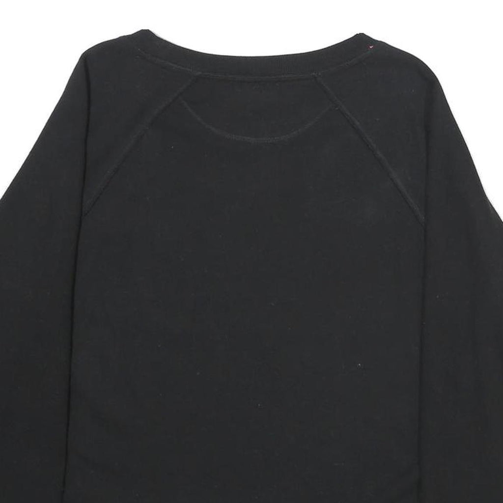 CALVIN KLEIN PERFORMANCE Womens Black Cotton Blend Crew Neck Sweatshirt S