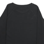 CALVIN KLEIN PERFORMANCE Womens Black Cotton Blend Crew Neck Sweatshirt S