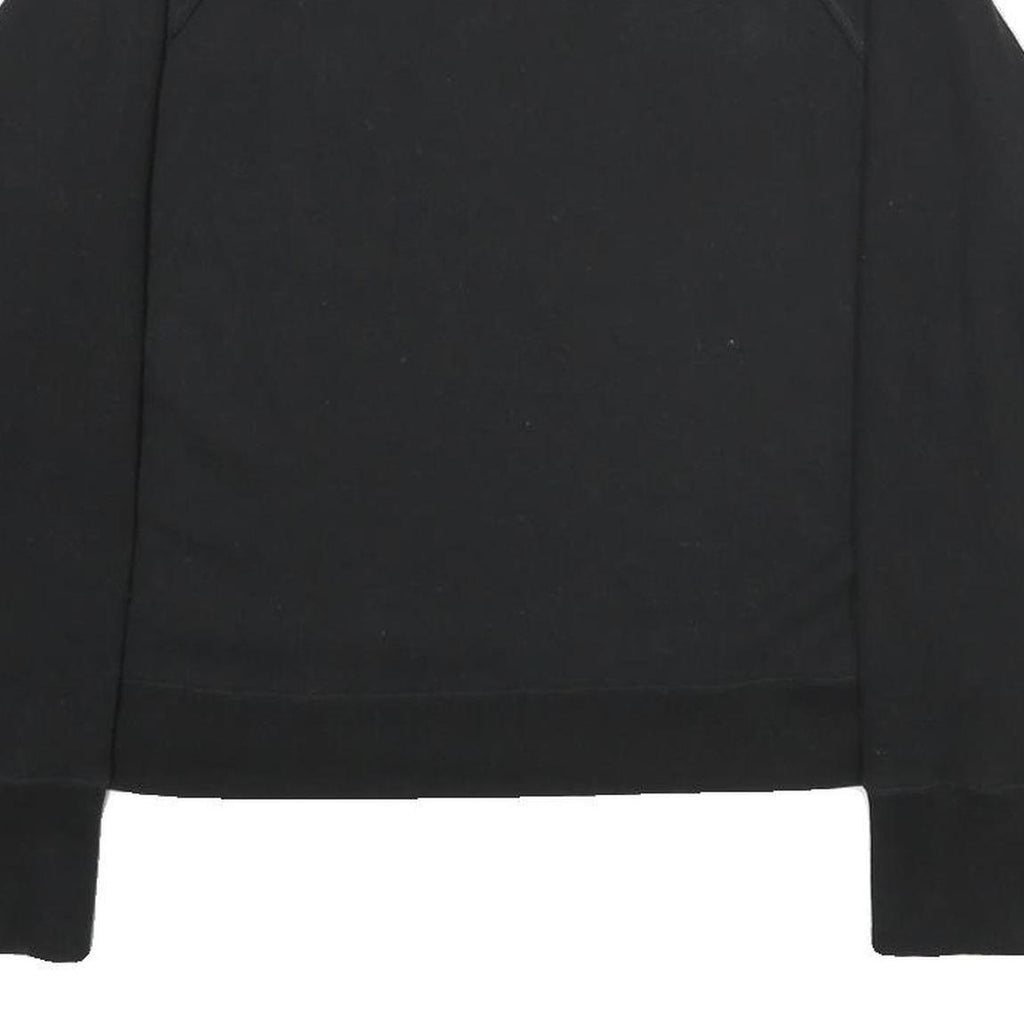 CALVIN KLEIN PERFORMANCE Womens Black Cotton Blend Crew Neck Sweatshirt S