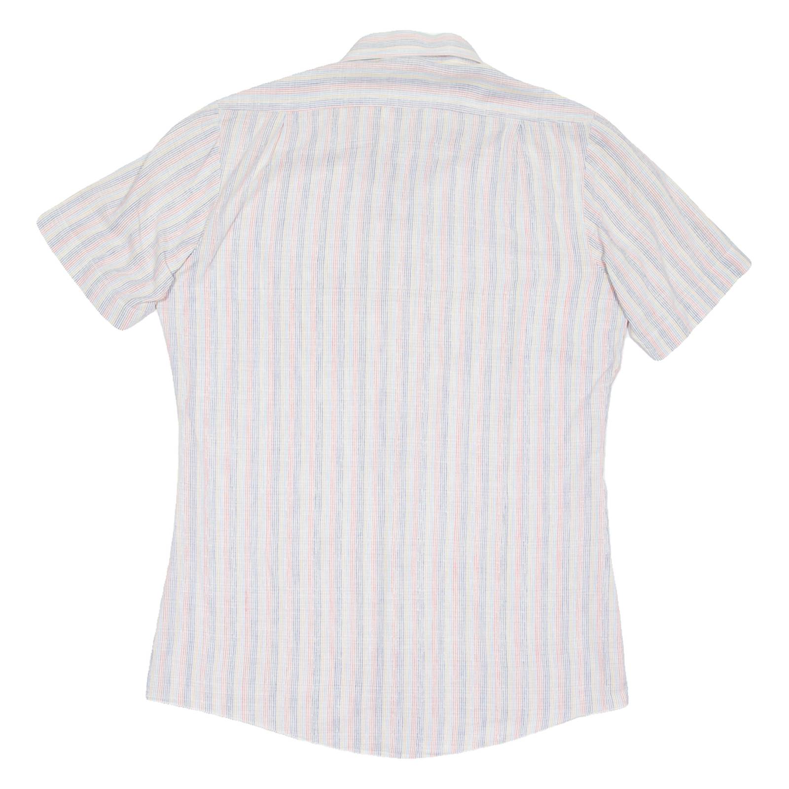 Mens Shirt Red Striped M