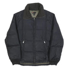 DIESEL Mens Black XL Nylon Quilted Jacket Zip Up Casual Outerwear