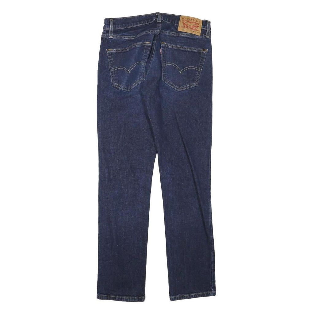 LEVI'S Mens Jeans Blue Slim Straight Denim Medium W29 L30 Classic Zip Denim