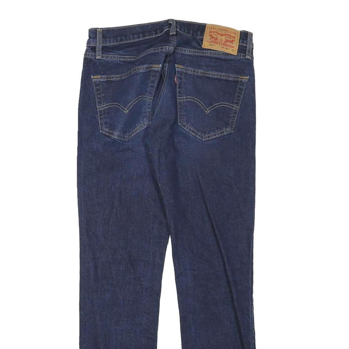 LEVI'S Mens Jeans Blue Slim Straight Denim Medium W29 L30 Classic Zip Denim