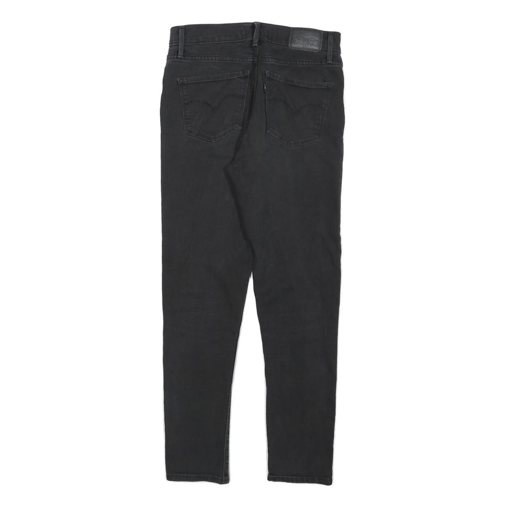 LEVI'S 311 Womens Jeans Black Slim Skinny Denim W26 L27 Zip Cotton Blend