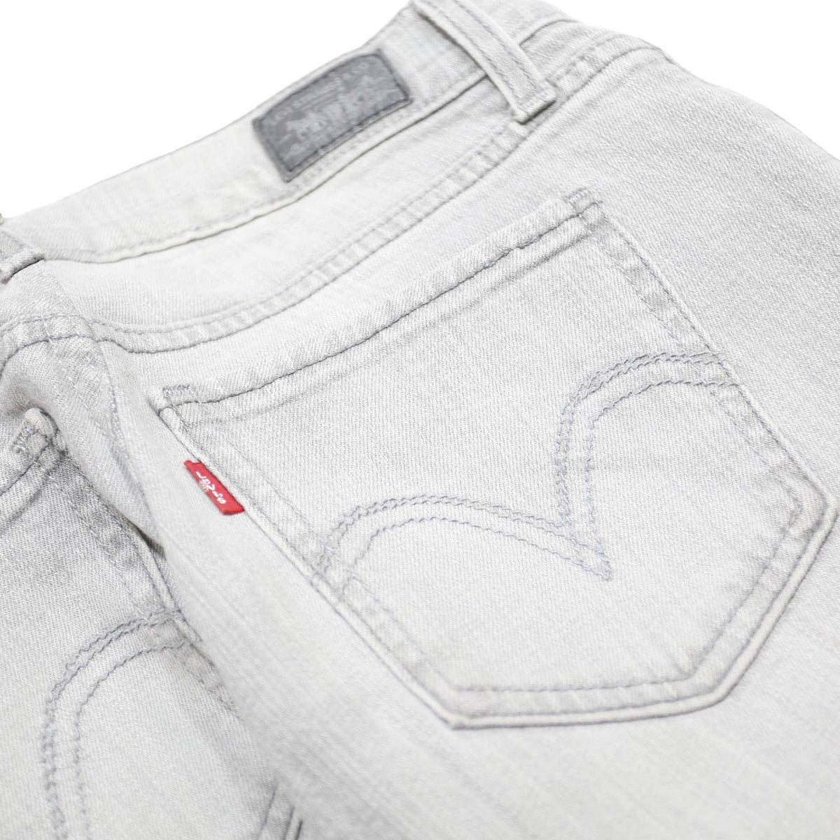 LEVI'S 524 Womens Jeans Blue Slim Skinny Denim Light W26 L31 Stretch Casual