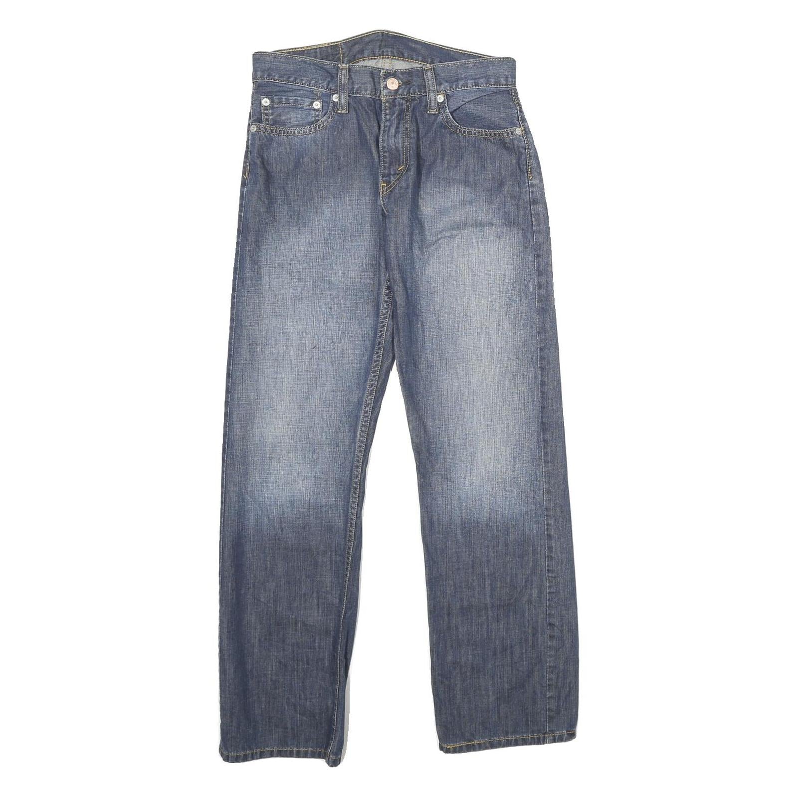 LEVI'S 514 Slim Mens Jeans Blue Slim Straight Denim Medium W28 L30 Classic Fit