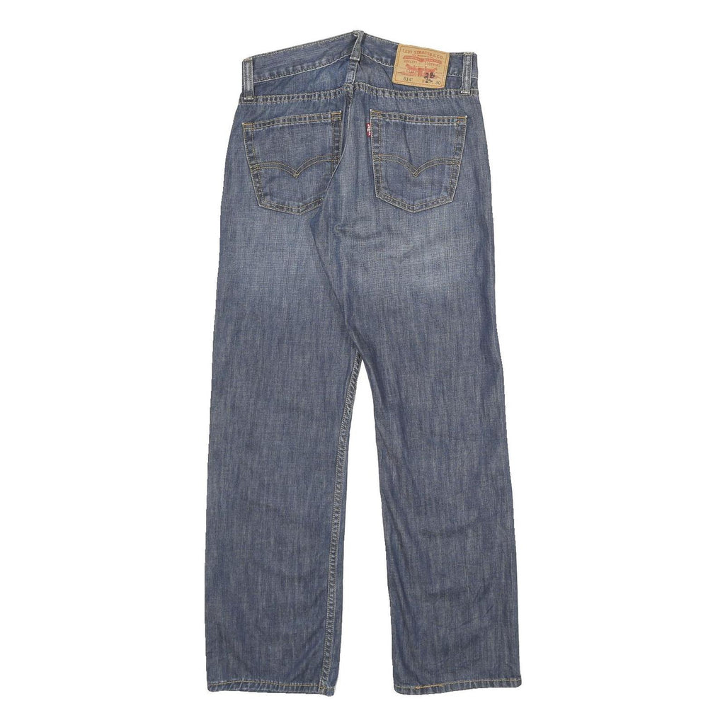 LEVI'S 514 Slim Mens Jeans Blue Slim Straight Denim Medium W28 L30 Classic Fit