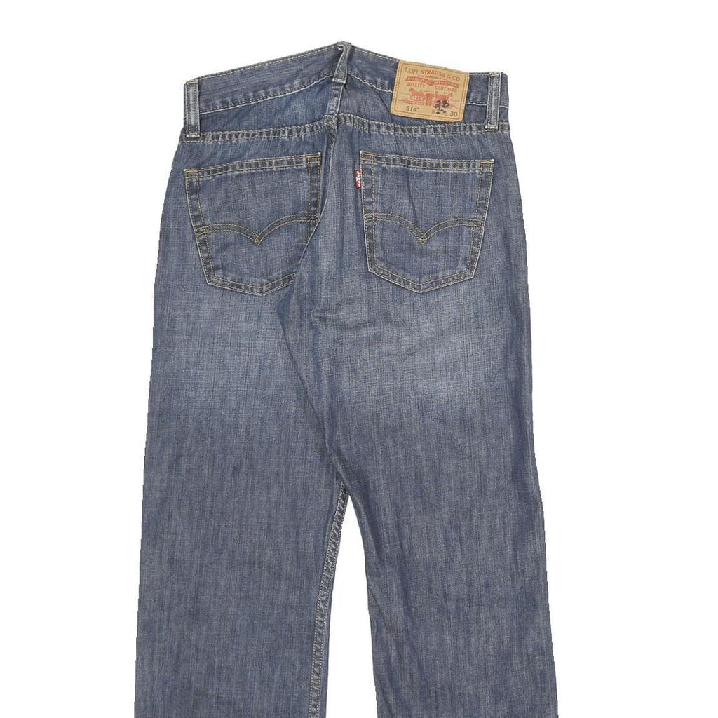 LEVI'S 514 Slim Mens Jeans Blue Slim Straight Denim Medium W28 L30 Classic Fit